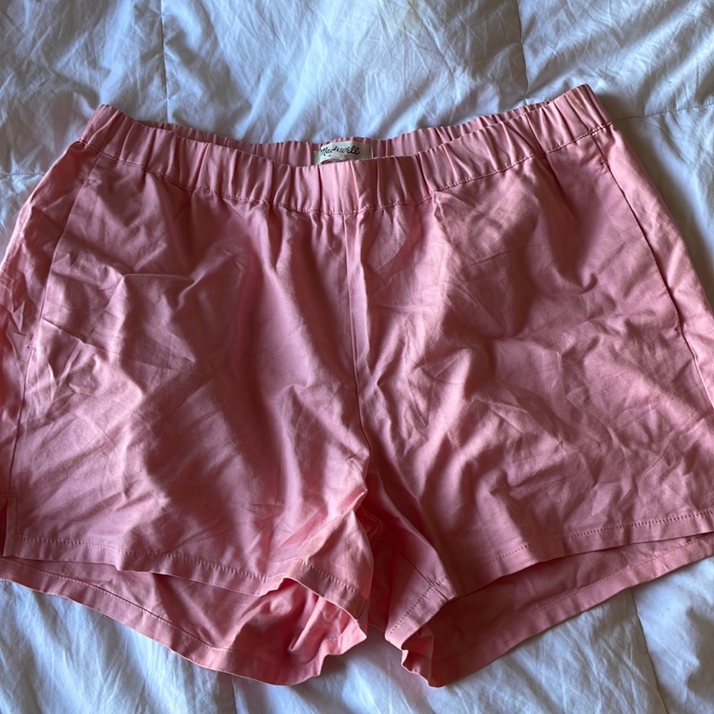 Coral pink madewell shorts